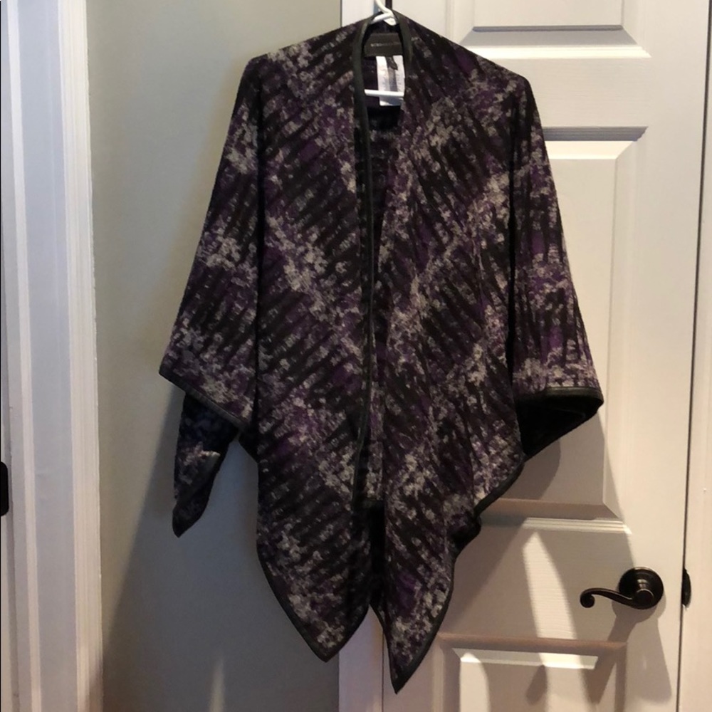 BCBG Wool Poncho